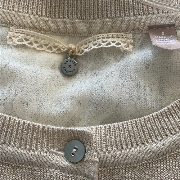 Anthropologie- Knitted & Knotted Sweater - Picture 3 of 3